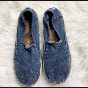 MAKE OFFER TOMS LUCA SLIP ON SNEAKER BLUE Y5